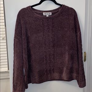 Chenille sweater